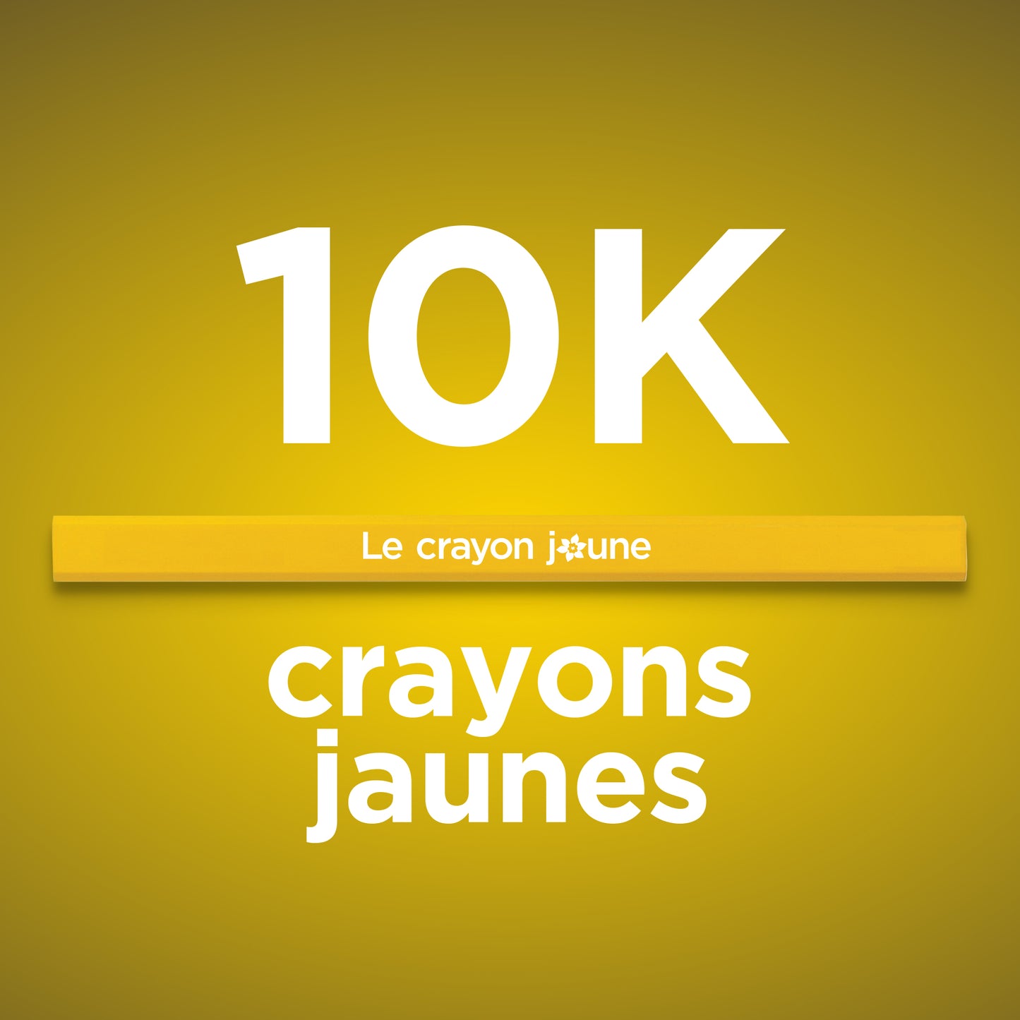 10 000 crayons jaunes Construction. 1,92$/unité